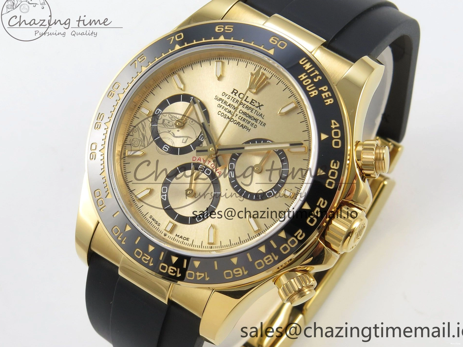 MiroTime 1223 Breathable Daytona 126518 YG Clean 1:1 Best Edition YG Dial on Oysterflex Strap DD 237